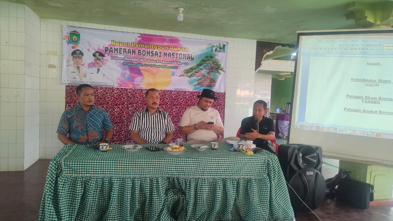 Rapat Pemantapan Panitia Pameran Bonsai Nasional